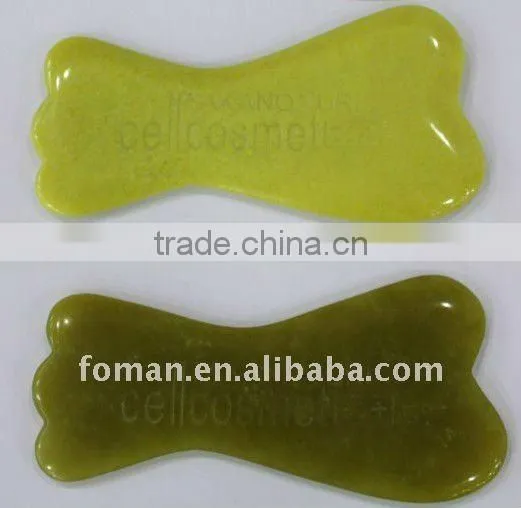 90x40mm white jade gemstone massager gemstone gifts