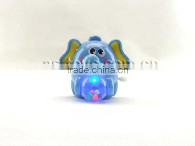 Baby lovely wind up cartoon elephant with light and sounds