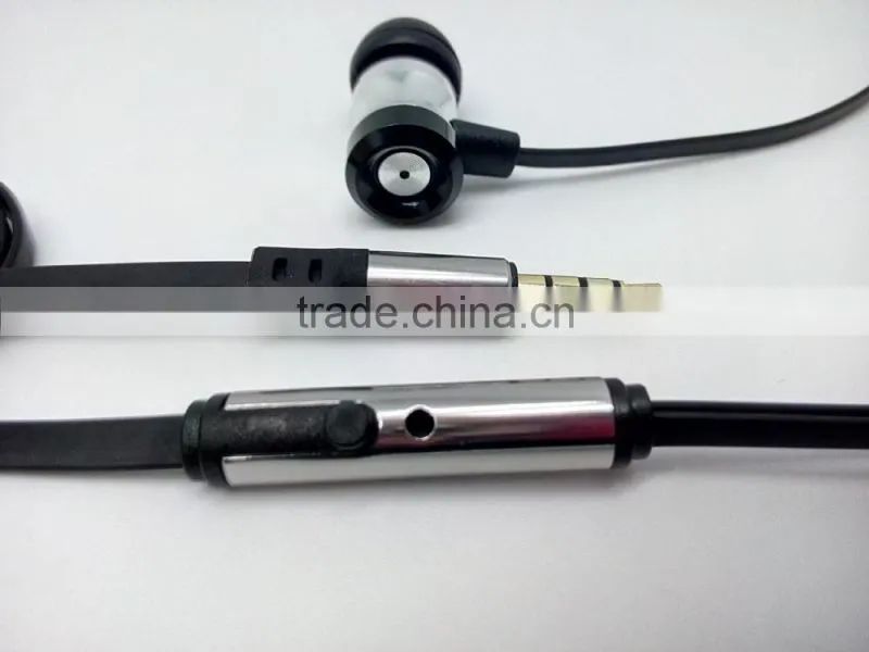 E10 2016 hot sale colorful in-ear stereo earphone with new design