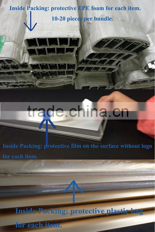 Wow!! anodized aluminium frame OEM/timber grain aluminium profile to make door and window/paper transfer wood grain alu profiles