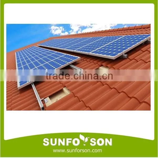 Aluminum Extrusion Solar Panel Tile Roof Mounting Brackets