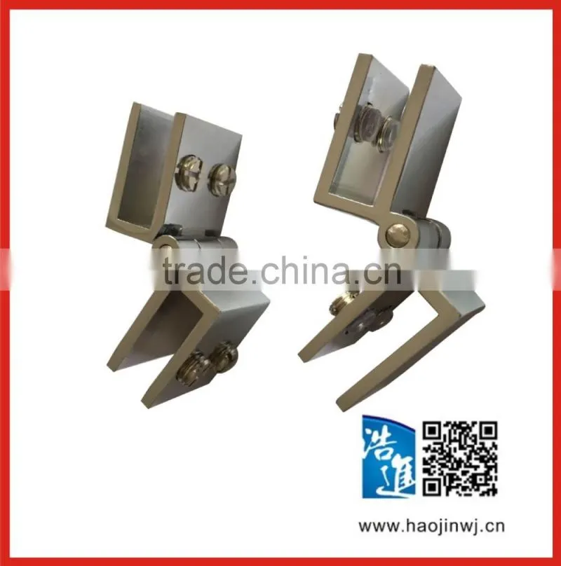 HJ-269 Made in china glass cabinet hinge/Quality and cheap copper glass cabinet hinge