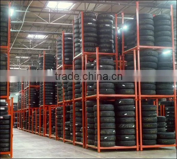 Stacking warehouse storage steel pallet truck tyre storage rack