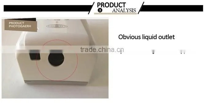 Plastic battery sensor bathroom wall mount acrylic soap dispenser