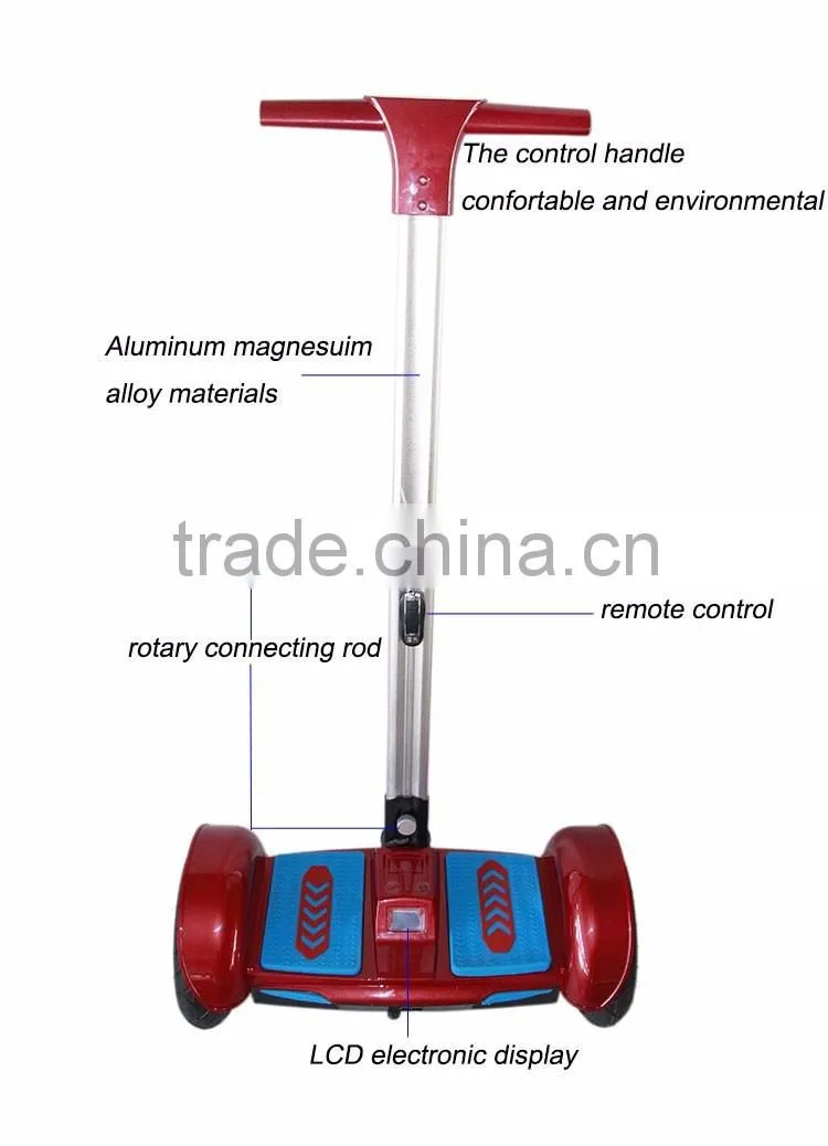 New Model Adjustable Height Handle Self Balance Scooter Electric