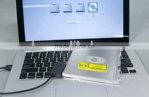 USB2.0 SATA optical bunrer drive adapter