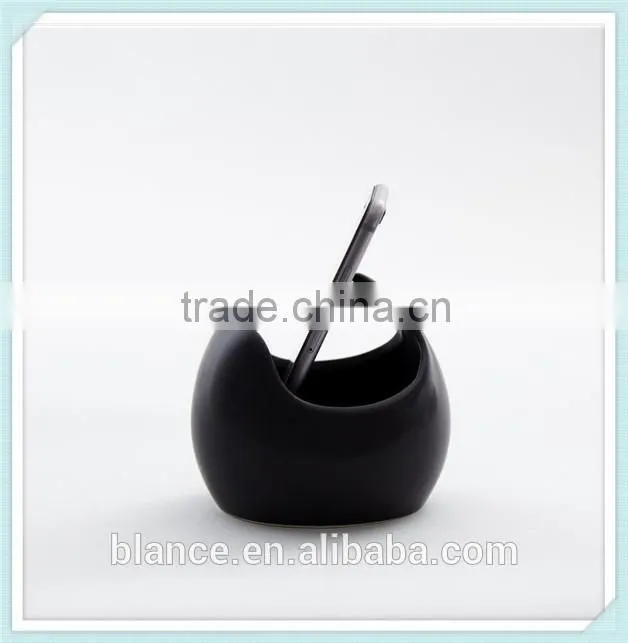 ceramic sound pot phone holder design loud-speaker