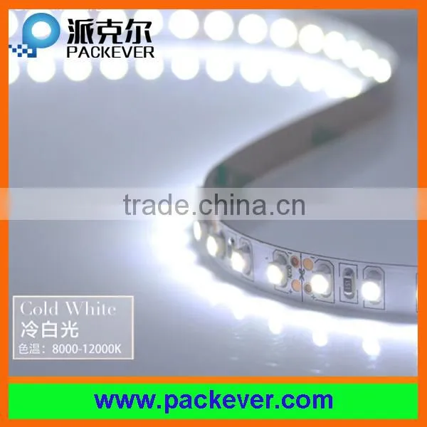 High brightness 2 years warranty DC12V/24V SMD 3528 flexible LED strip 120LEDs/m 9.6W/m