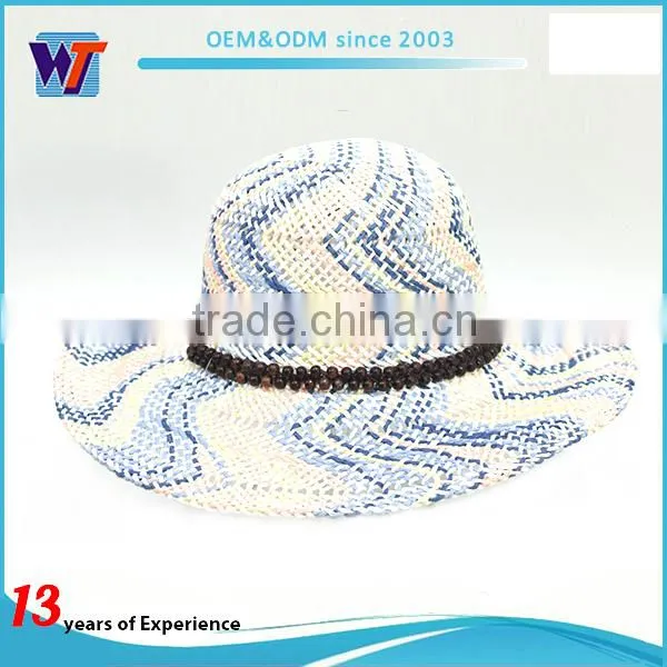 foldable golf wide brim straw hat