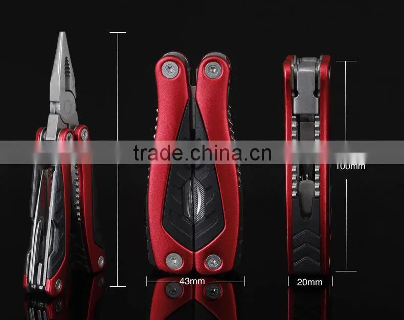 OEM Outdoor Multifunctional stainless steel pliers with knife