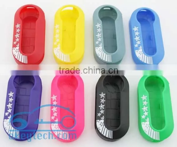 High quality shell key fiat 500 key cvoer for Fiat key cover
