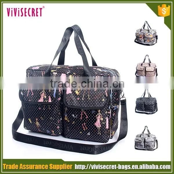 vivisecre New travel product nylon cartoon luggage travel bag online