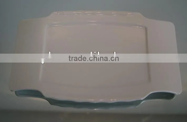bamboo shaped melamine dish