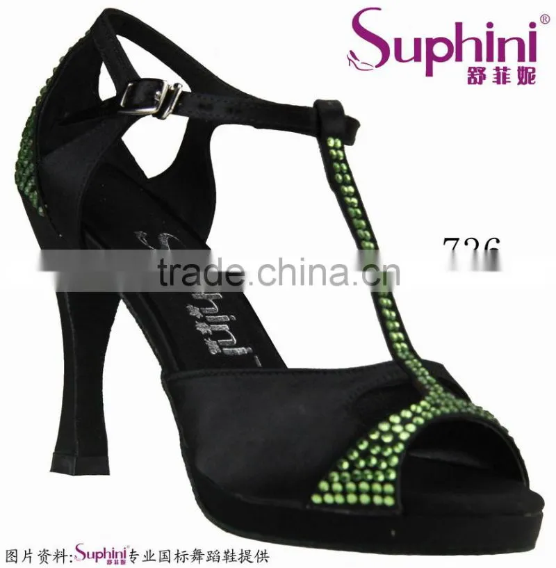 Suphini Red PU Womens Designer Dance Shoes