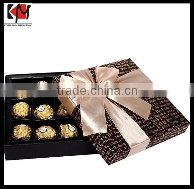 Christmas Chocolate Packaging Gift Box Wholesale Custom Chocolate Box