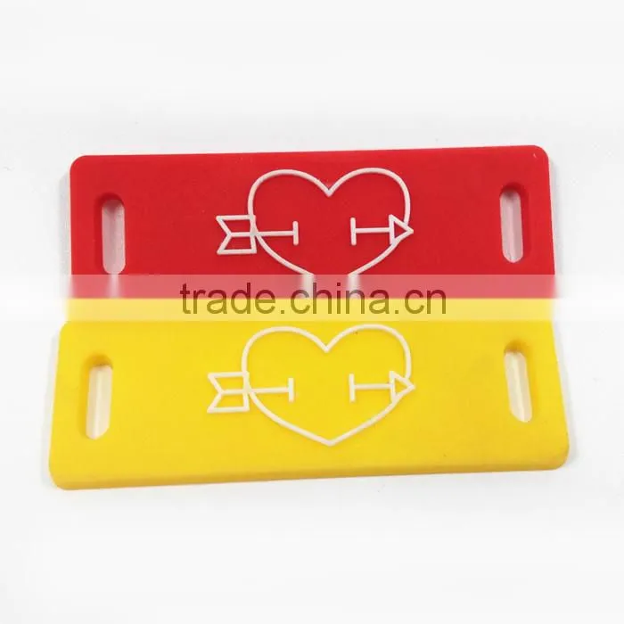 Hot sale Chinese Supplier plastic soft PVC Canvas shoe lace charms