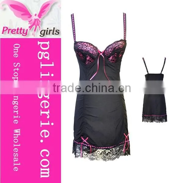 Good quality Backless Sexy strap babydoll lingerie