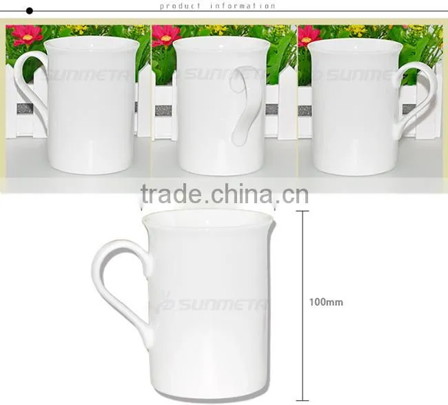 Sunmeta cheap mug, blank sublimation bone china mug