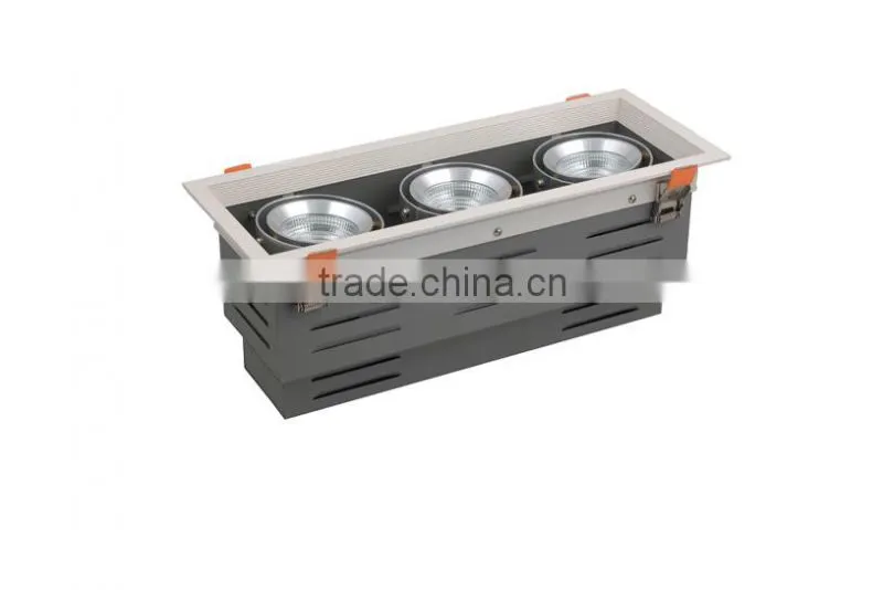 CITIZEN COB GRILIE 3 Head Gimbal Led Downlight TEC002HGR75W