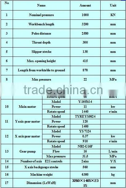 2015 WD67Y-100T3200 Hydraulic press brake bending machinery