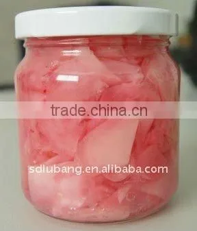 pink pickled sushi ginger 1kg in jar