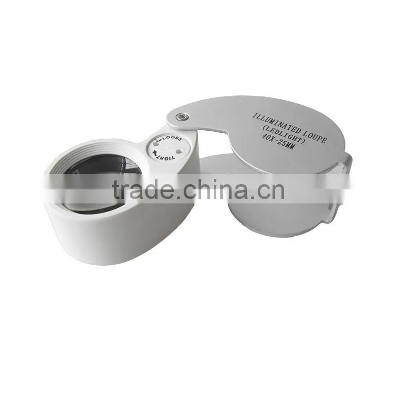 MG21011 30X25mm LED Lamp Pokcet Magnifier