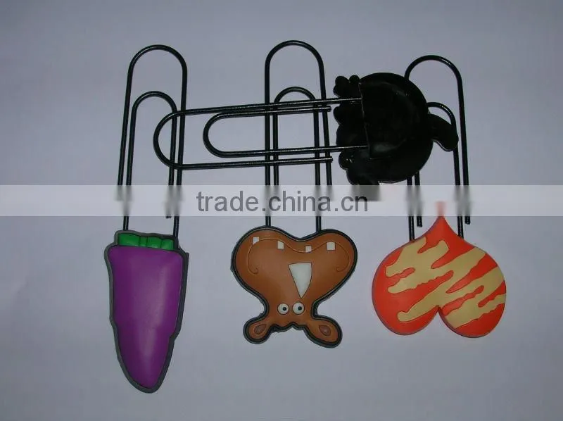 PVC bookmark with cat