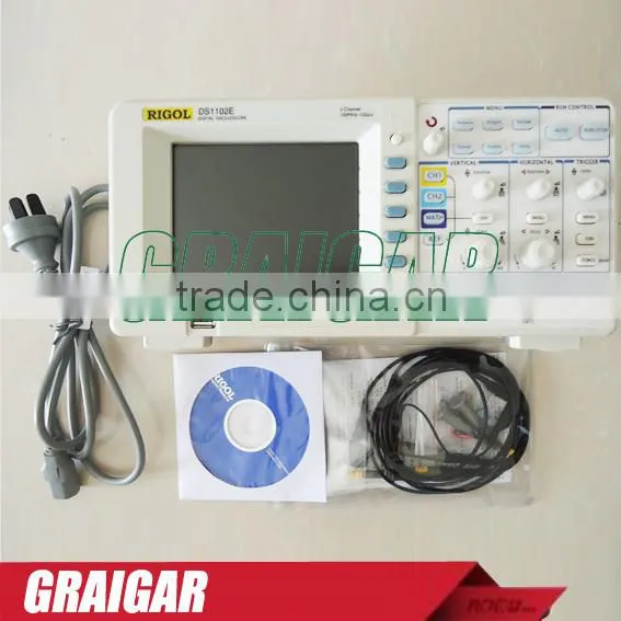RIGOL Digital Oscilloscope 100MHz DSO 1GSa/S DS1102E 2 Channel