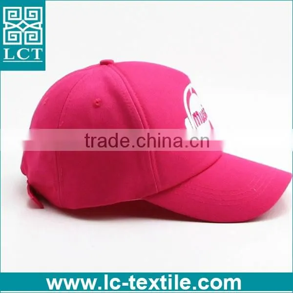 LCTN1898 wholeasle pink music branded 5 panel cotton structed polo cap