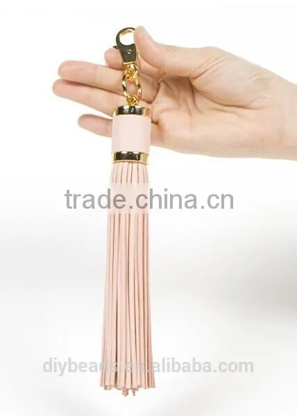 wholesale long leather Tassel for handbag and Jewelry Use