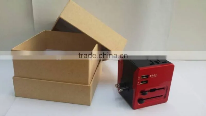 JIUSHANG 2 usb wifi universal travel plug adapter