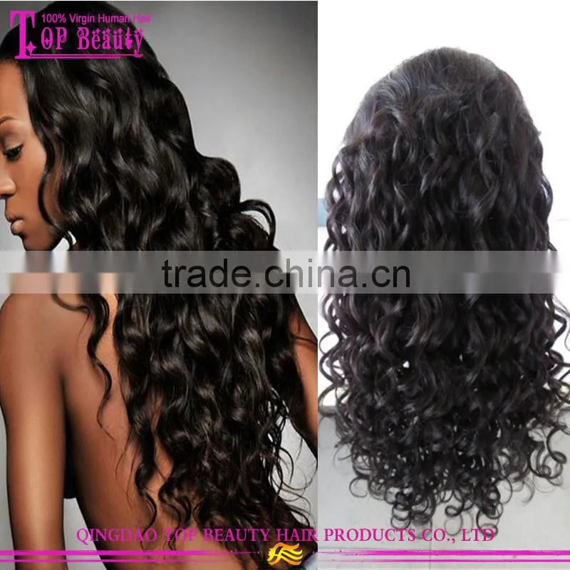 Wholesale cheap peruvian human hair full lace wig 180% density bleached knots full lace wig