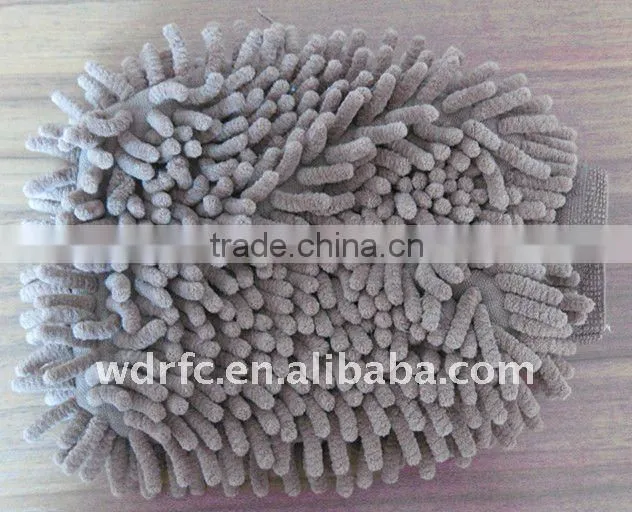 chenille mitten/Microfiber mitten