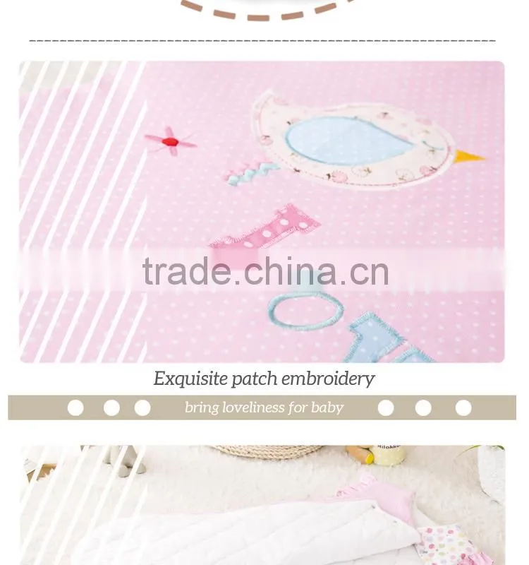 100% cotton baby child sleeping bag for four seasons without sleeve