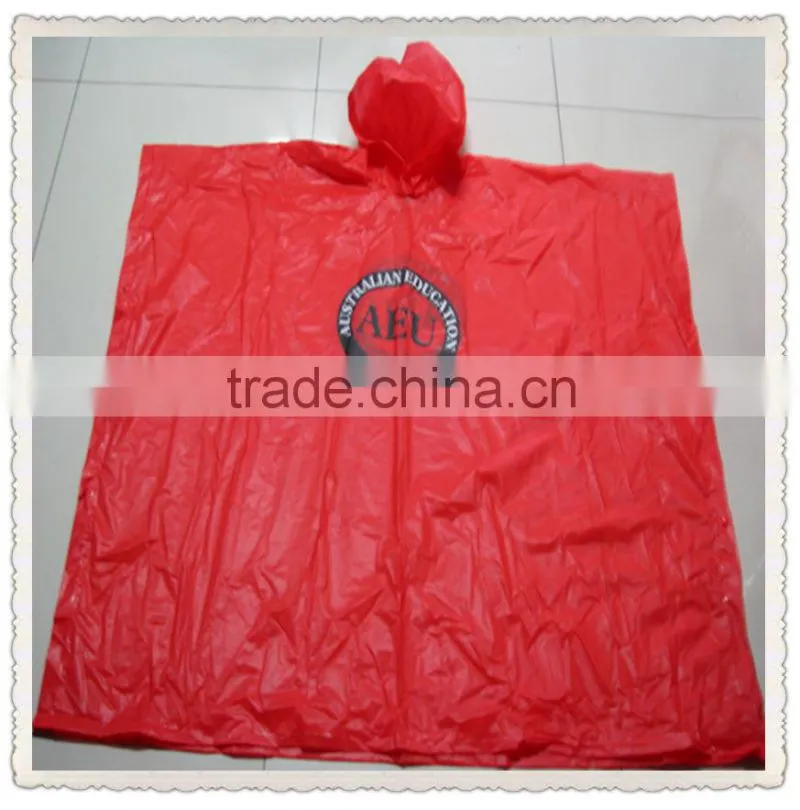 adult plastic rain poncho/raincoat rain poncho/waterproof poncho