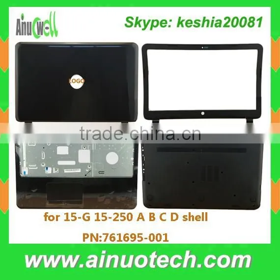 original laptop A B C D Cover for hp 15-G 15-250 Laptop Bottom Cover D shell PN 761695-001