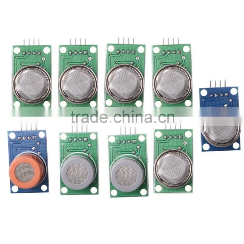 Chipman 2016 New Arrival Sensor module kit MQ2 MQ3 MQ4 MQ5 MQ6 MQ7 MQ8 MQ9 MQ135 sensor each 1pc Diy for EK8238