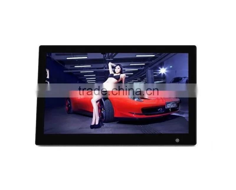 Factory supply 15.6 inch 1080p video playing gift digital sex photo frame for advertising