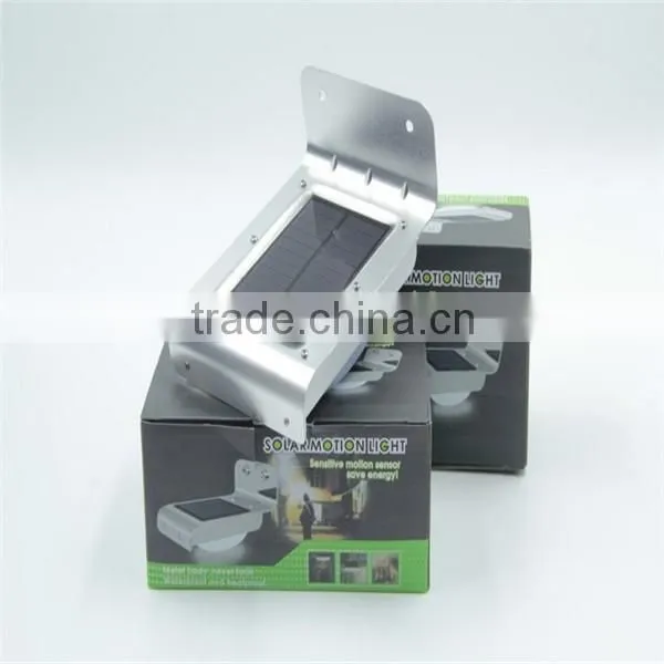 2016 new design 16LED human induction solar led lamp/solar corridor light/solar lamp