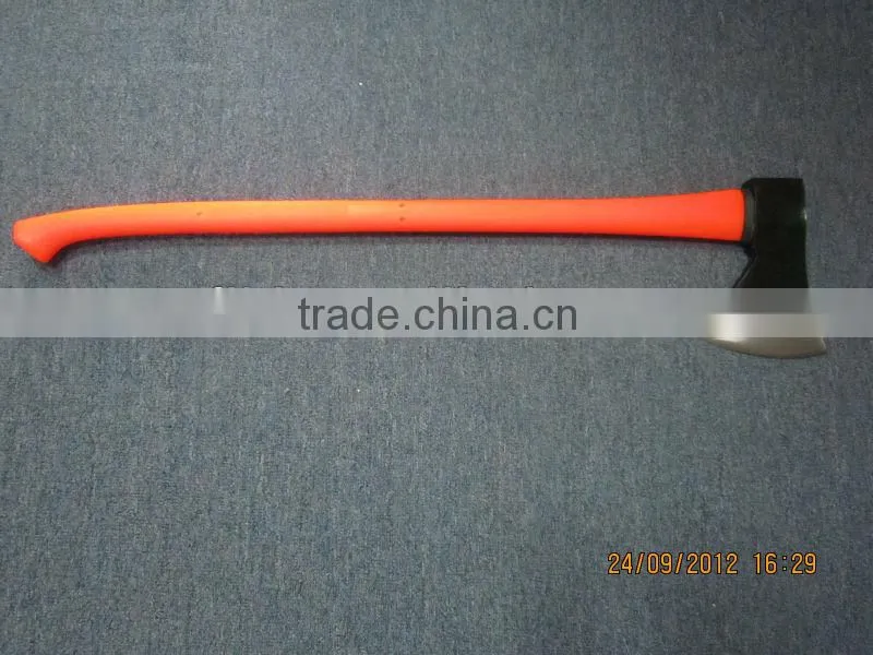 Axewith long fiberglass handle