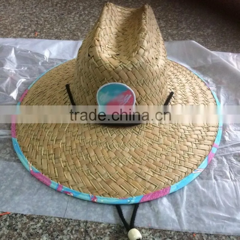 lifeguard straw hat