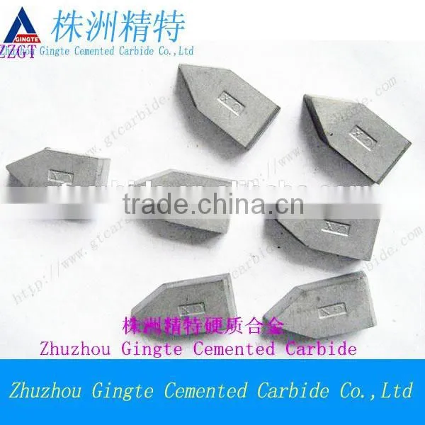 tungsten carbide brazed tips standard milling insert for type 40