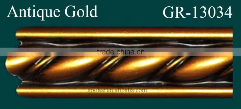 Good Quality European- style Decorative PU Carved Crown Moulding for Ceiling