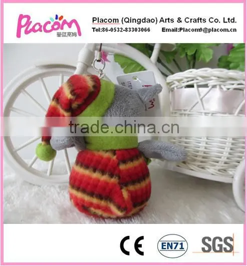 2015 New High Quality Plush Owl Keychain Hot Selling
