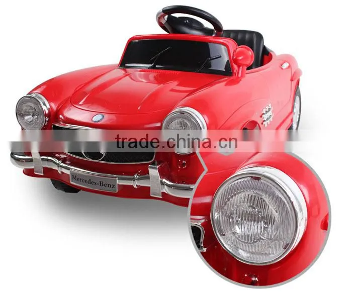 Rc ride on kids car mercedes benz licensed remote control ride on car