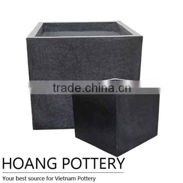 White cement Planter outdoor and indoor from Vietnam