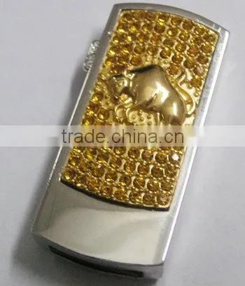 cristal business promotion gift usb flash drive Twelve Chinese Zodiac Signs shape
