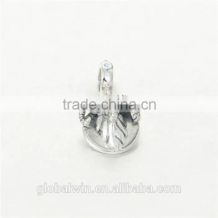 Animals Metal Charms European Charm Bracelet Necklace 100% Real 925 Sterling Silver S194 Best Gifts For You Or Friends