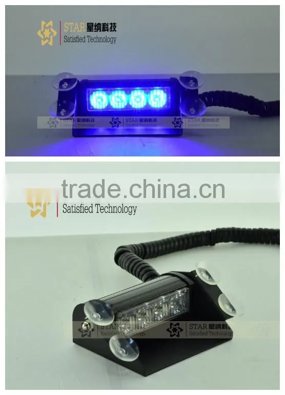 led warning light dash board emergency led deck visor strobe light