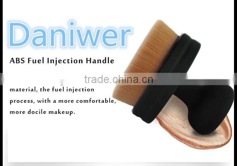 New Arrival O! Circle Oval Brush Style Foundation Makeup Air Brush Loose powder Synthetic Hair Brush Big One